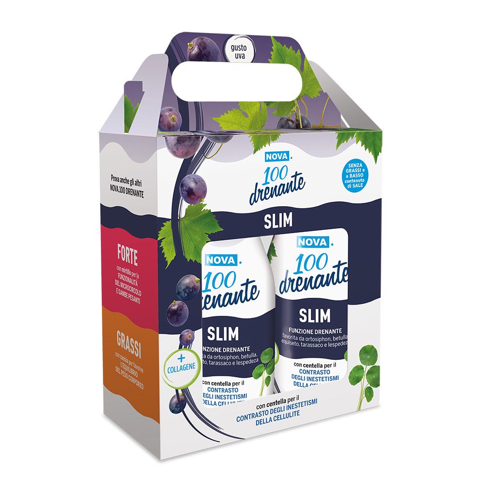 Nova 100 Drenante Slim Uva Bipack 2 X 300 Ml 2x300 ml Soluzione orale
