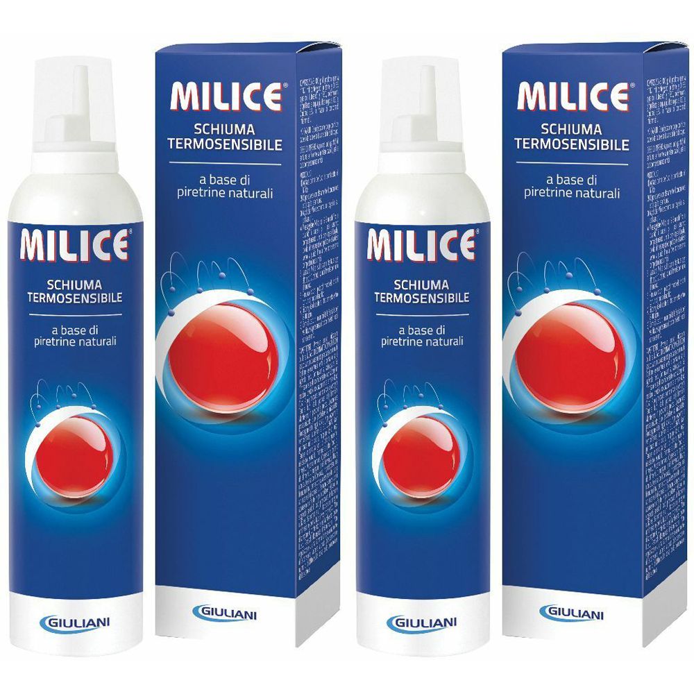 Milice® Schiuma Termosensibile Set da 2 2x150 ml
