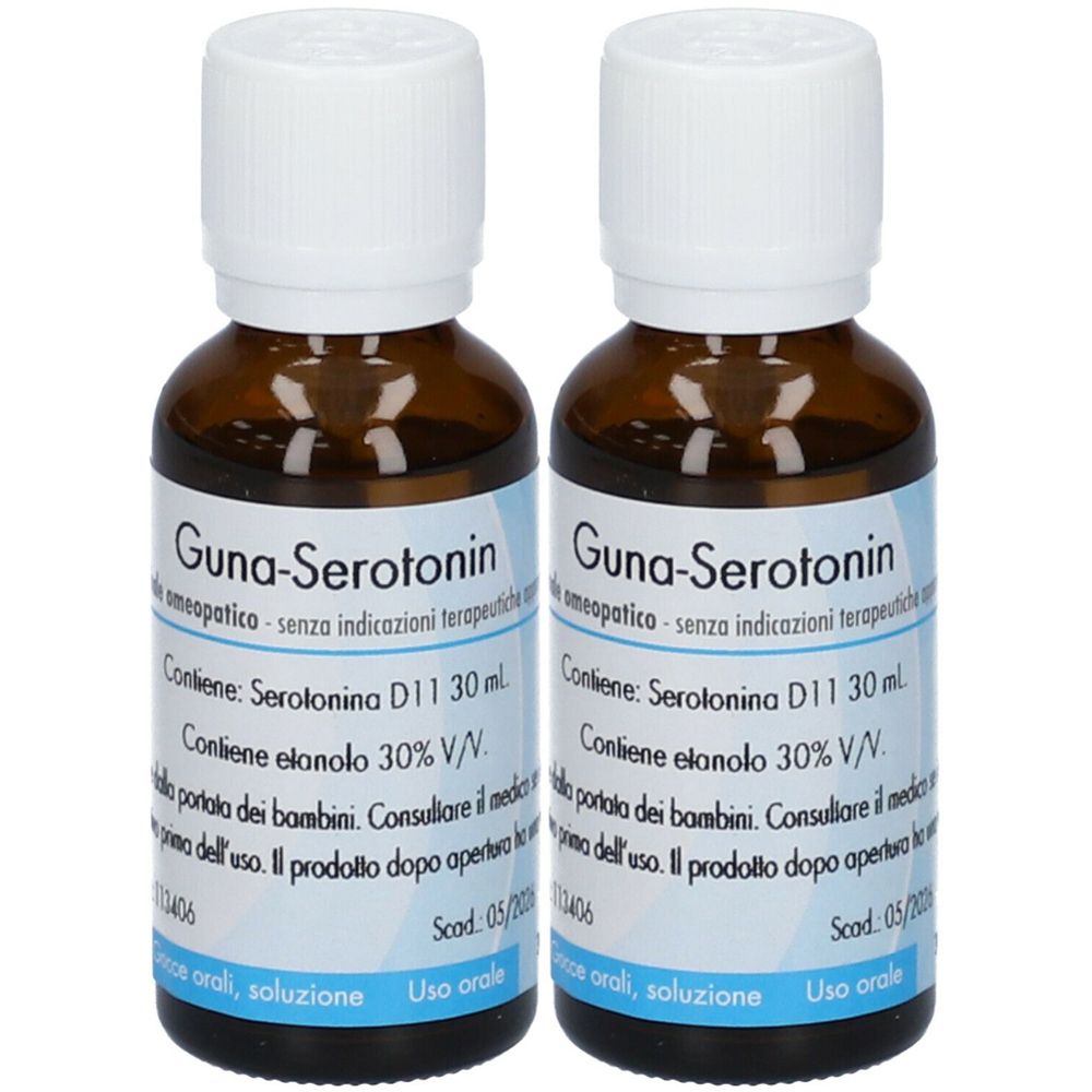 GUNA Guna-Serotonin Set da 2 2x30 ml Gocce orali
