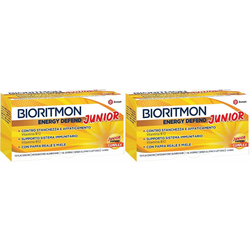 Bioritmon® Energy Defend Junior Set da 2 2x100 ml Soluzione orale