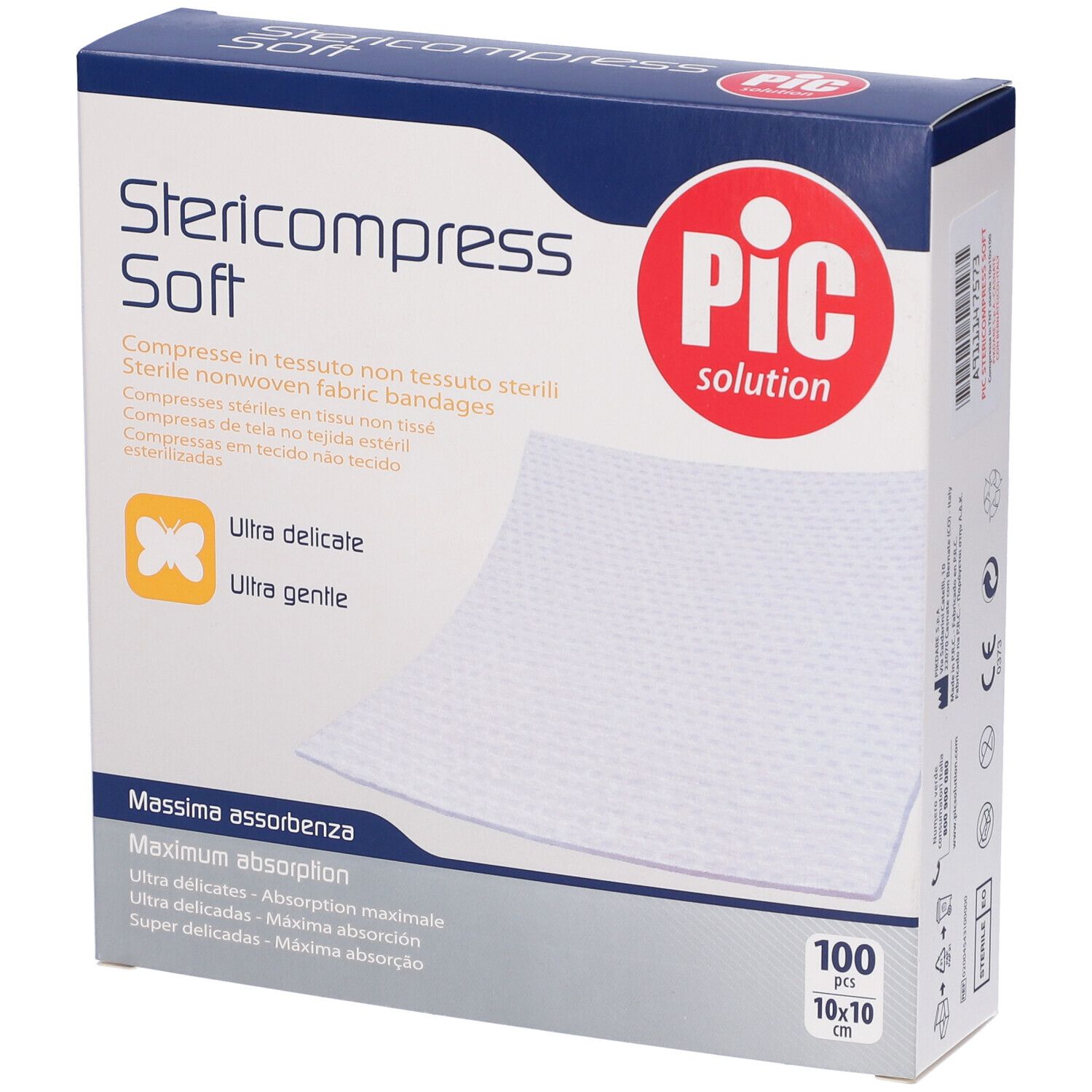 Pic Stercompress Soft 10 x cm 100 pz Compresse