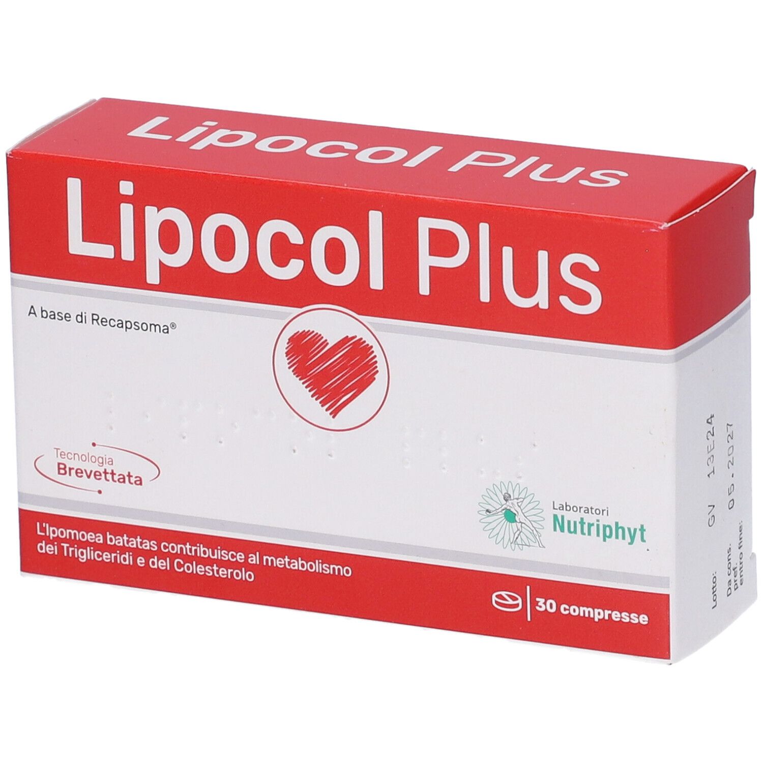 Nutriphyt LIPOCOL® Plus Compresse 30 pz