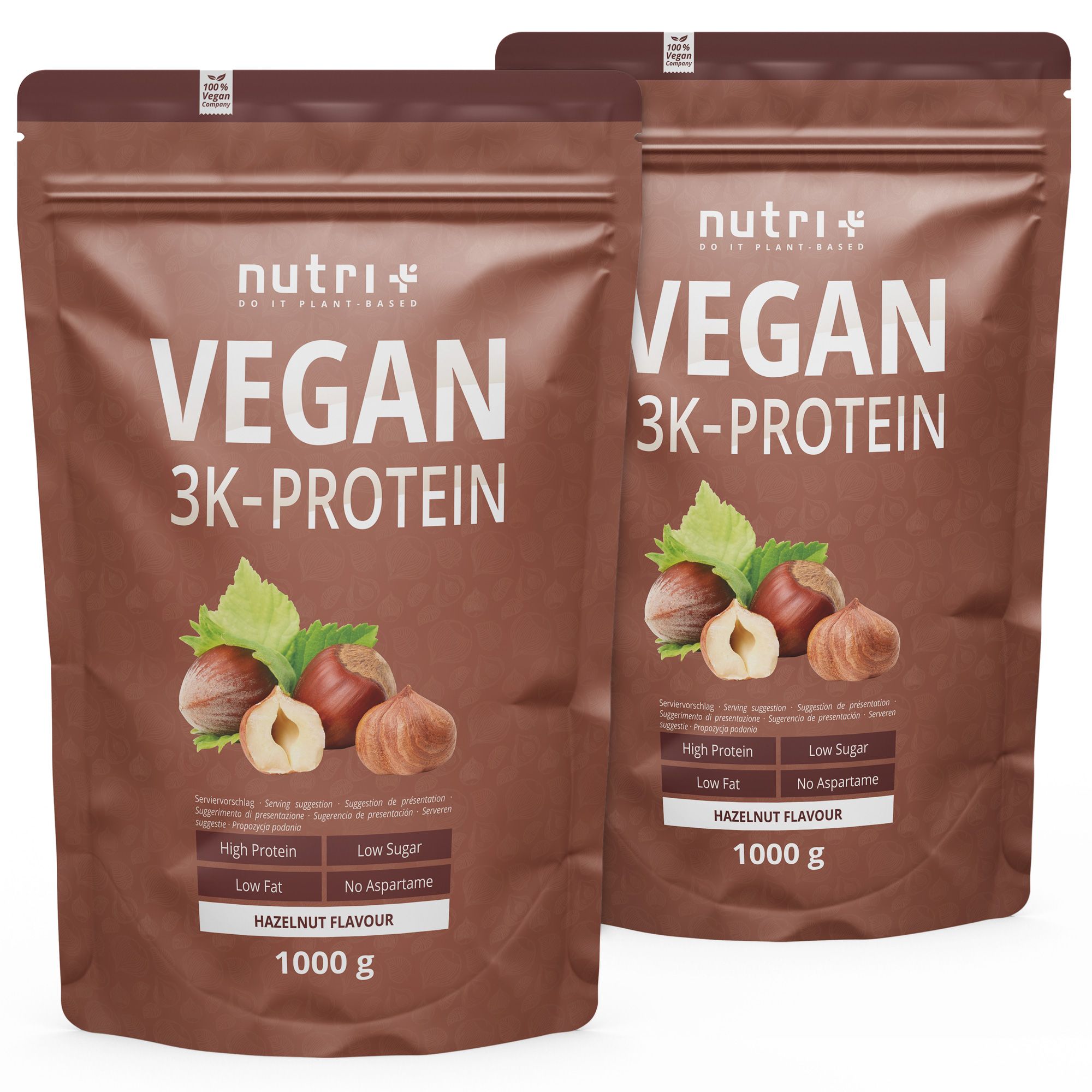 Nutri+ Polvere di Proteine Vegetali 3K 2000 g