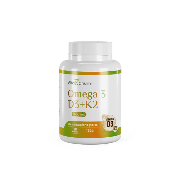 VitaSanum®- Omega 3 D3+K2 90 pz Capsule