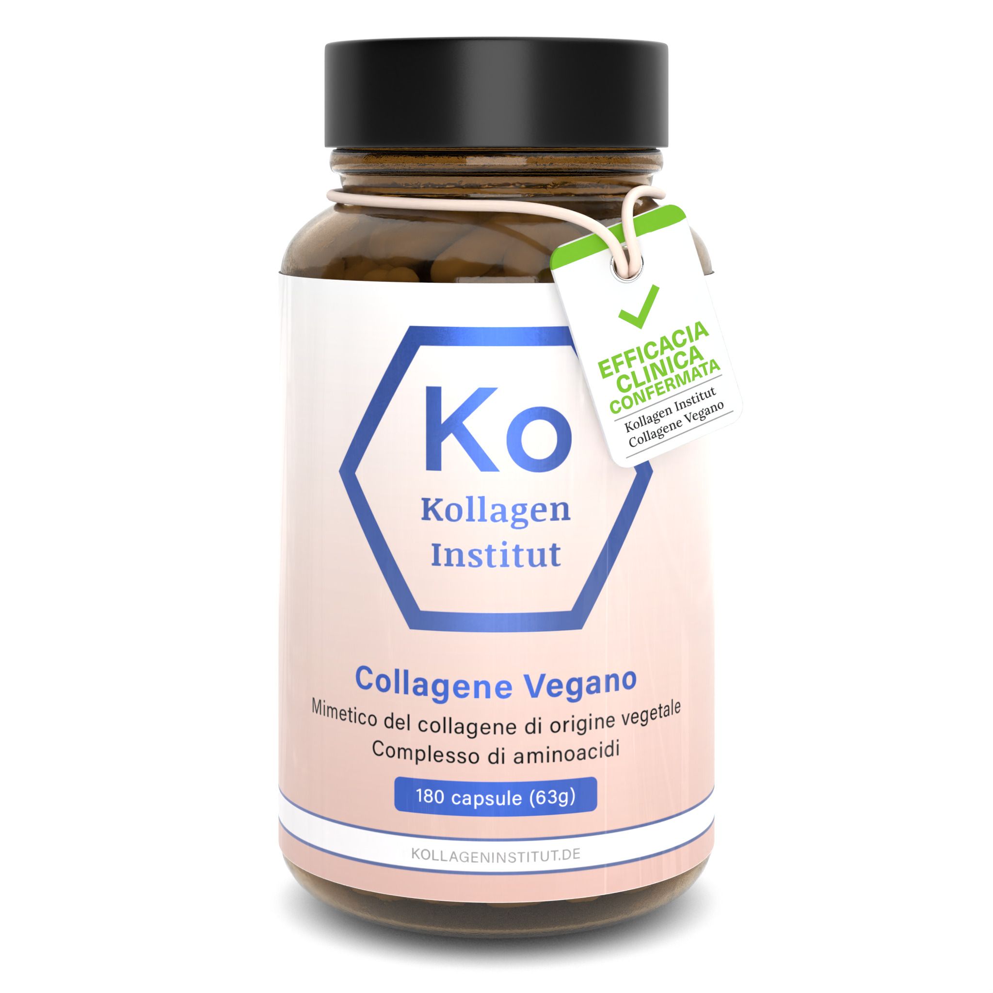 Kollagen Institut capsule di collagene vegano 180 pz Capsule