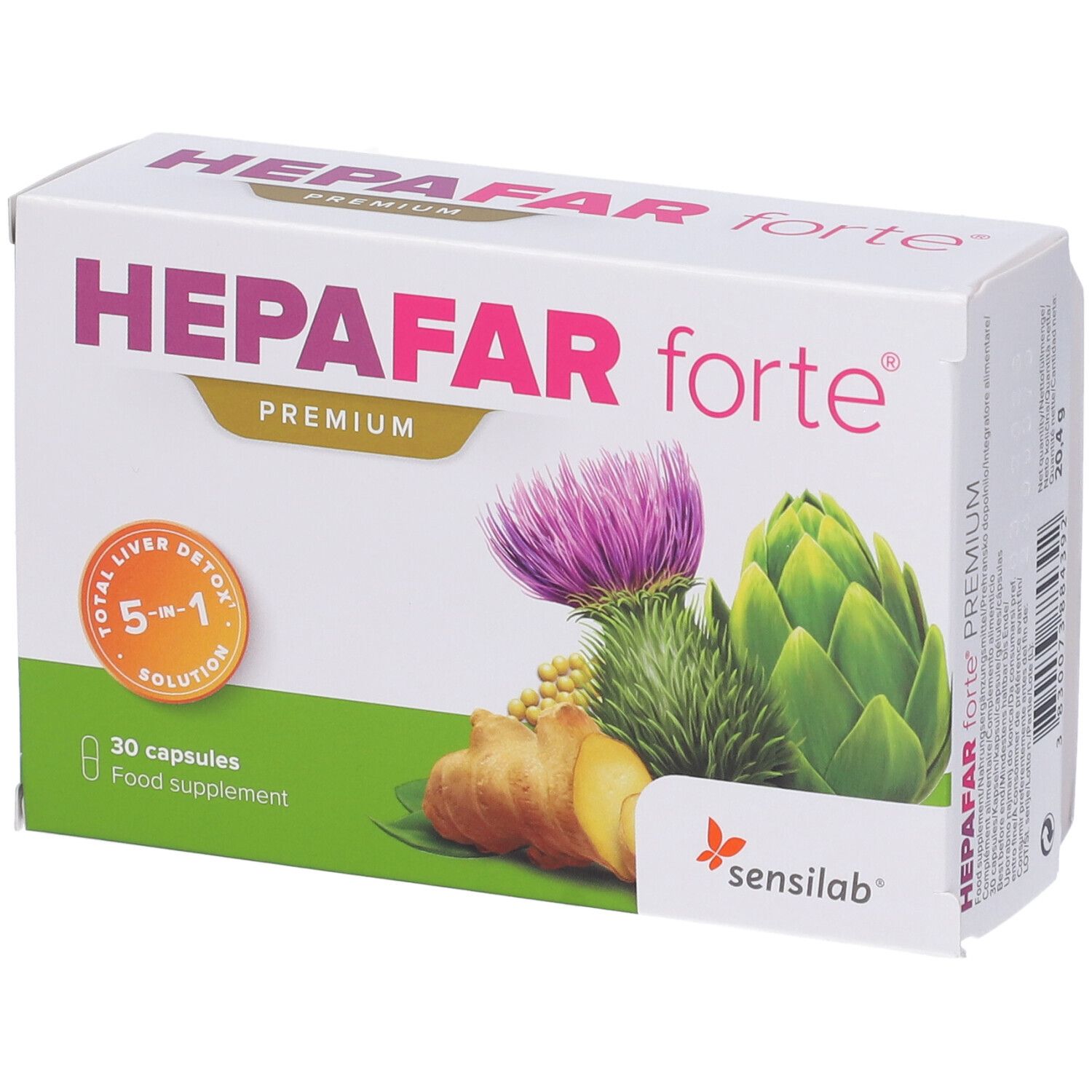 Sensilab Hepar Forte Premium Capsule 20,4 g
