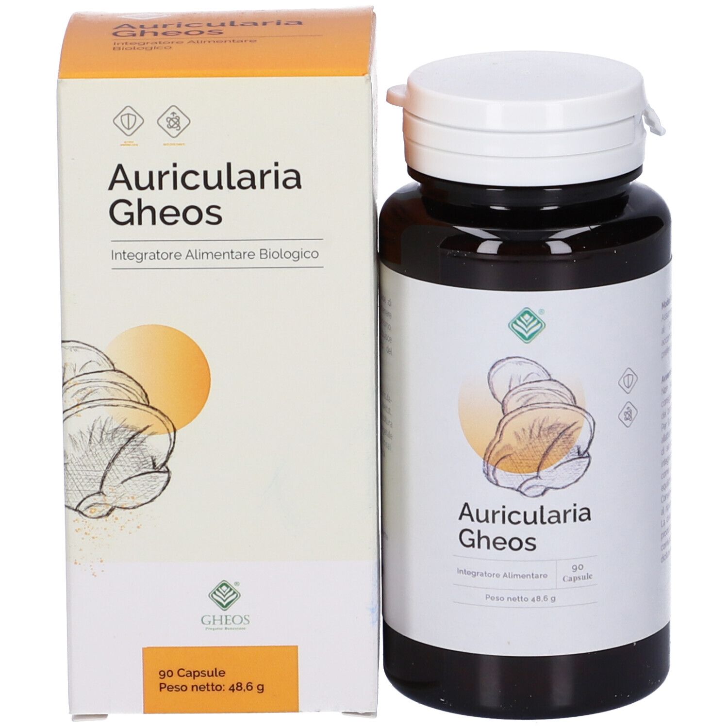 Auricularia Gheos 90Cps 90 pz Capsule