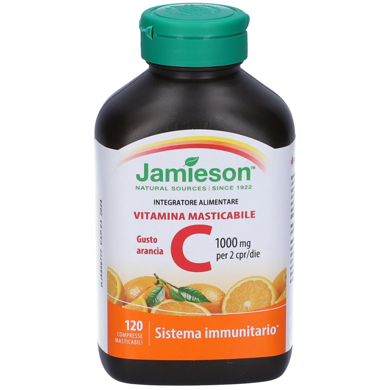 Jamieson Vitamina C Masticabile 1000 Mg 120 pz Compresse