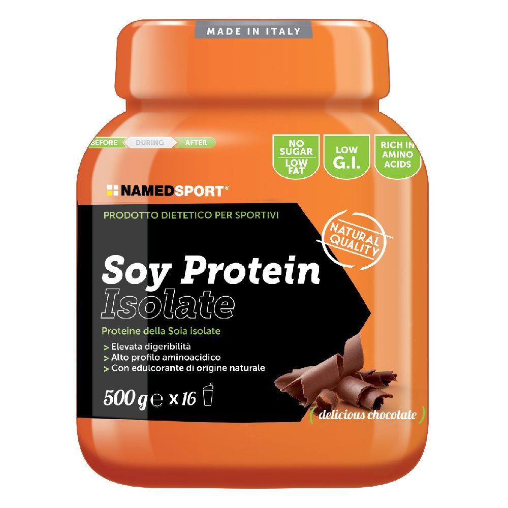NAMEDSPORT® Soy Protein Isolate Delicious Chocolate Flavour 500 g Polv