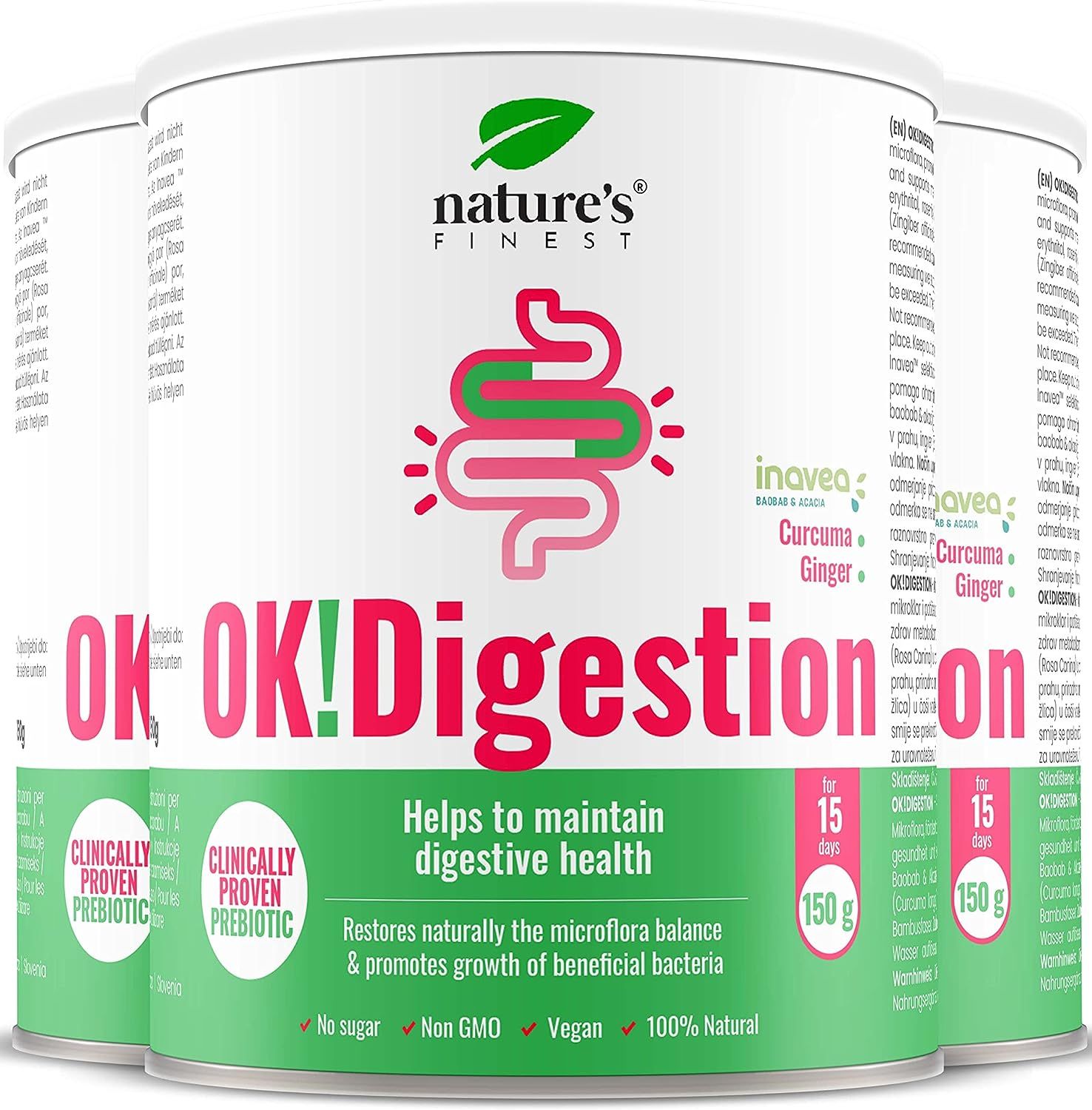 Nature's Finest OK!Digestion 3x150 g