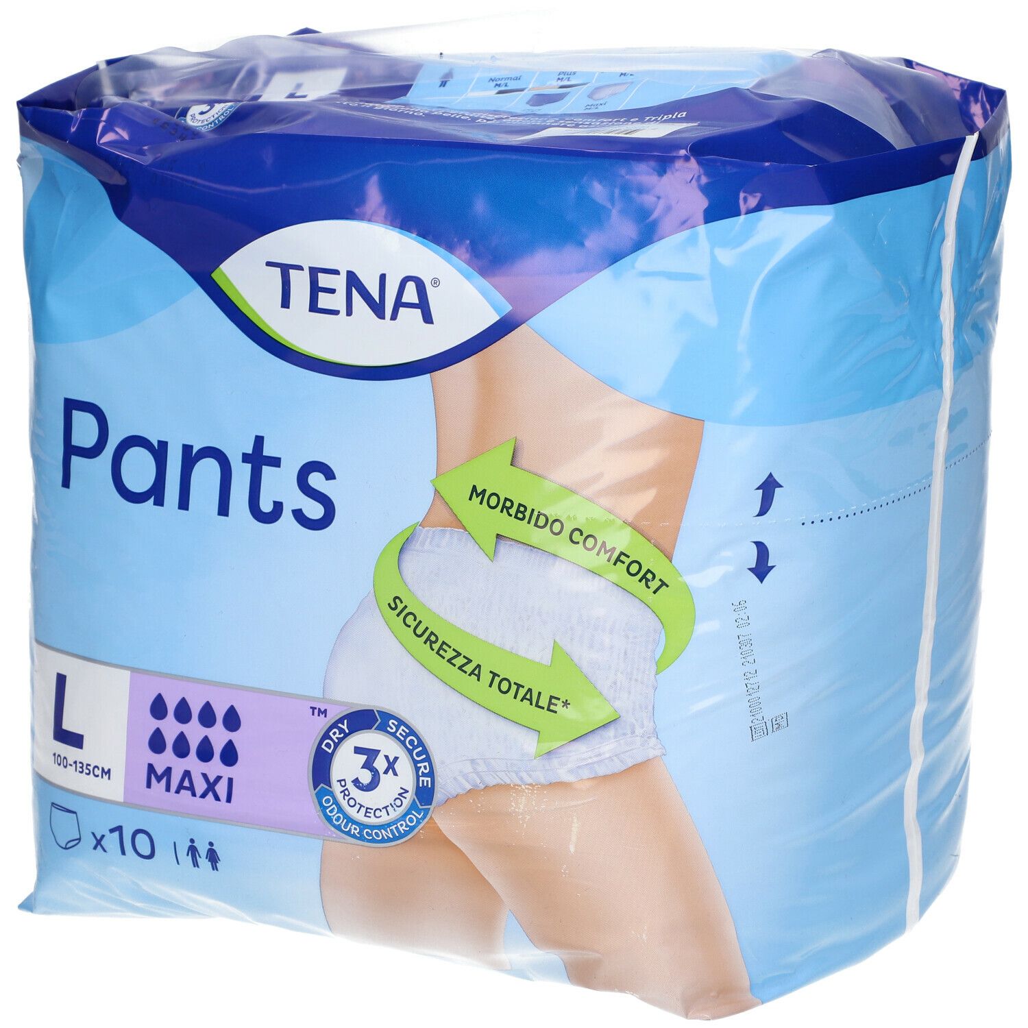 Tena® Pants Maxi Taglia L 10 pz Pannolini