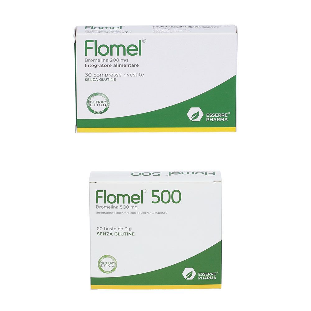 ESSERRE® PHARMA Flomel® 500 + Flomel Bromelina 1 pz Altro