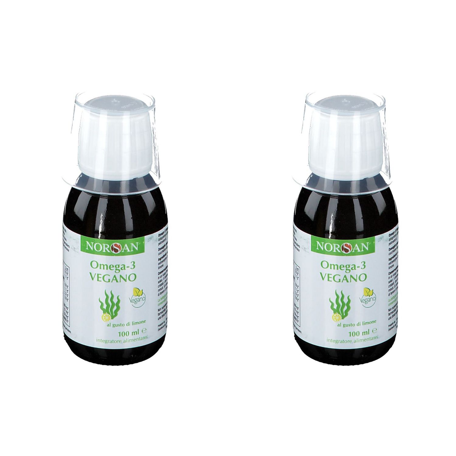 NORSAN Omega-3 Vegano Set da 2 2x100 ml Soluzione orale