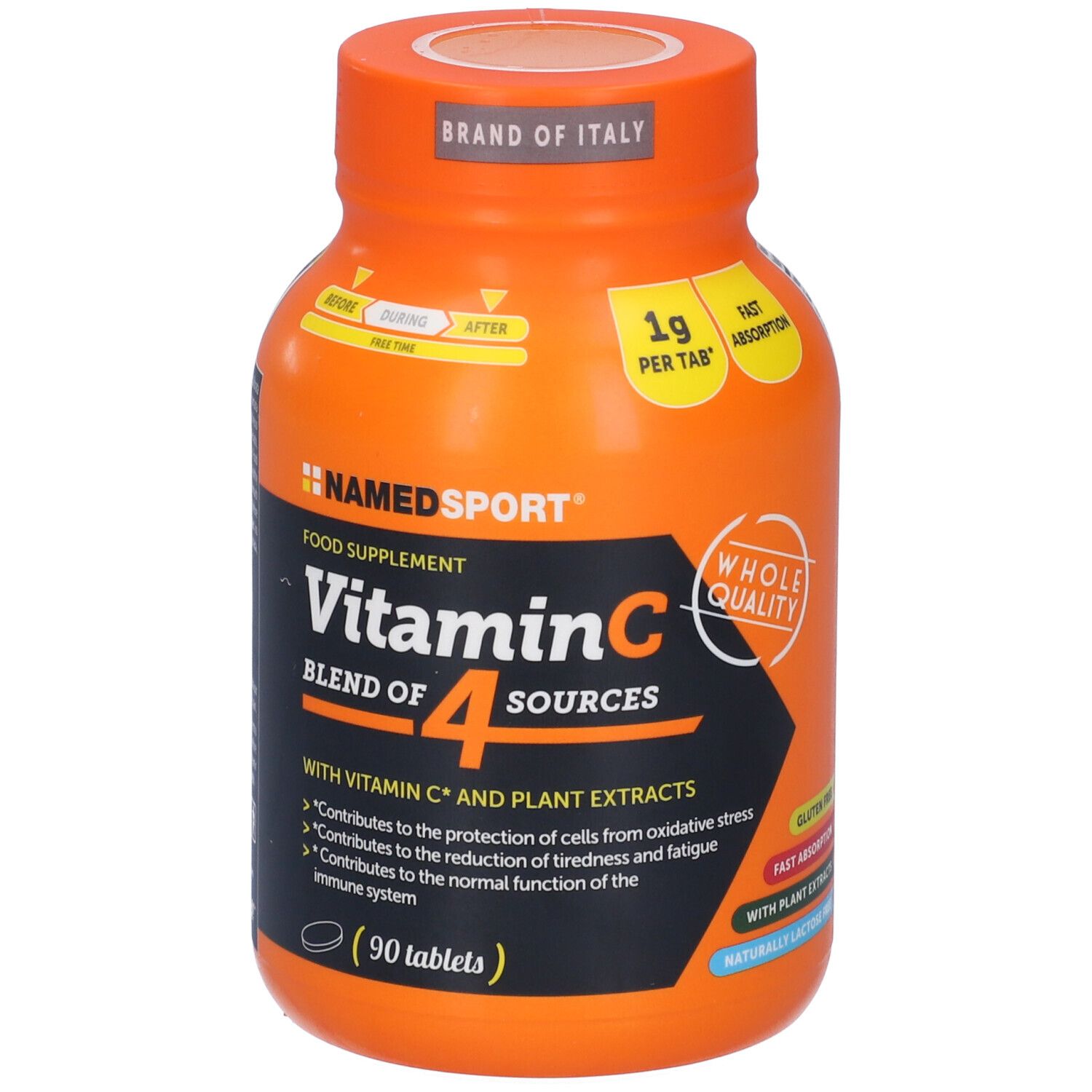 NAMEDSPORT® Vitamin C Blend of 4 Sources 115,2 g Compresse