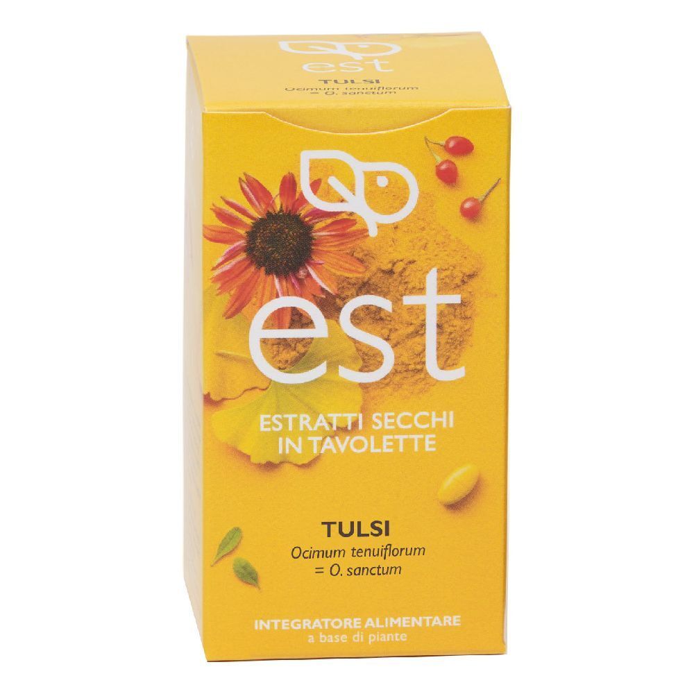 Tulsi Estratto Secco 60 Tavolette pz Compresse masticabili