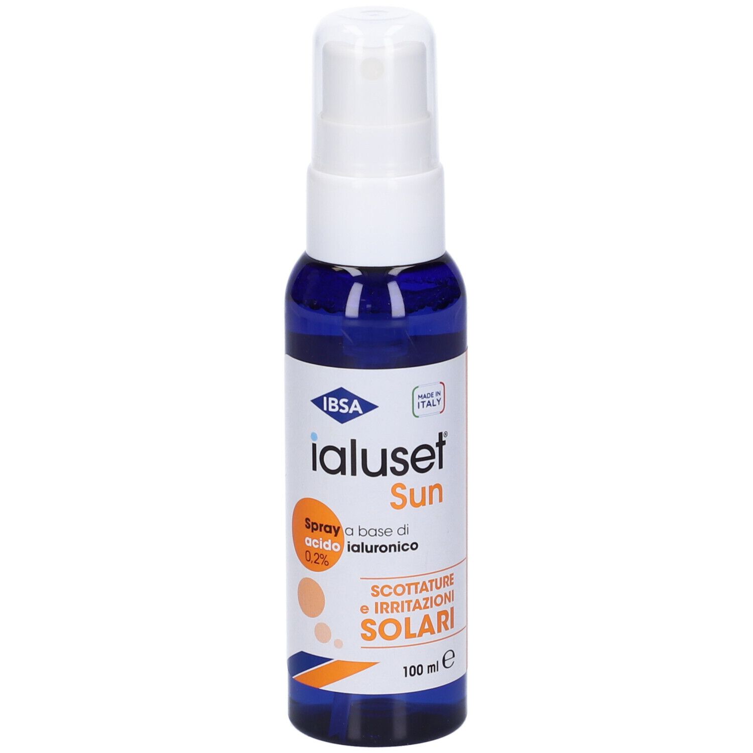 IBSA Ialuset Sun Spray Scottature e Irritazioni Solari 100 ml