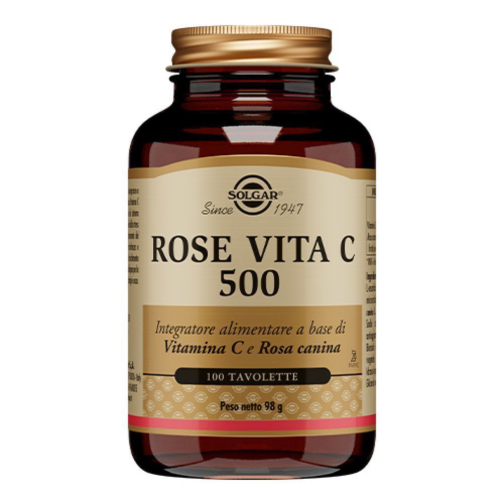 SOLGAR® Rose Vita C 500 100 pz Tavolette