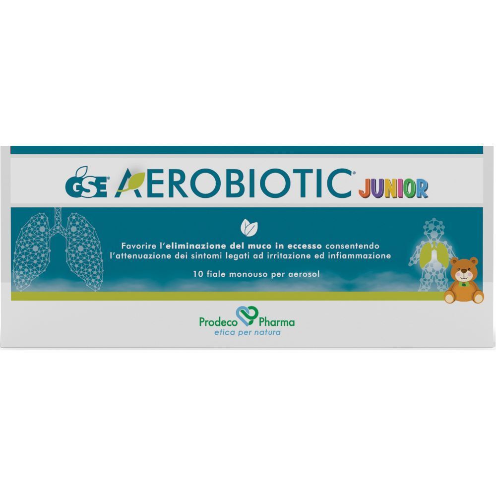 GSE® Aerobiotic Junior 10x5 ml Soluzione per nebulizzatore