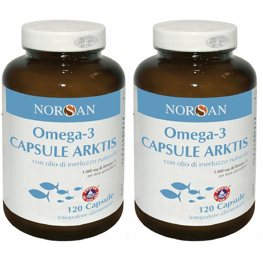 NORSAN Omega-3 Capsule ARKTIS Set da 2 2x160 g