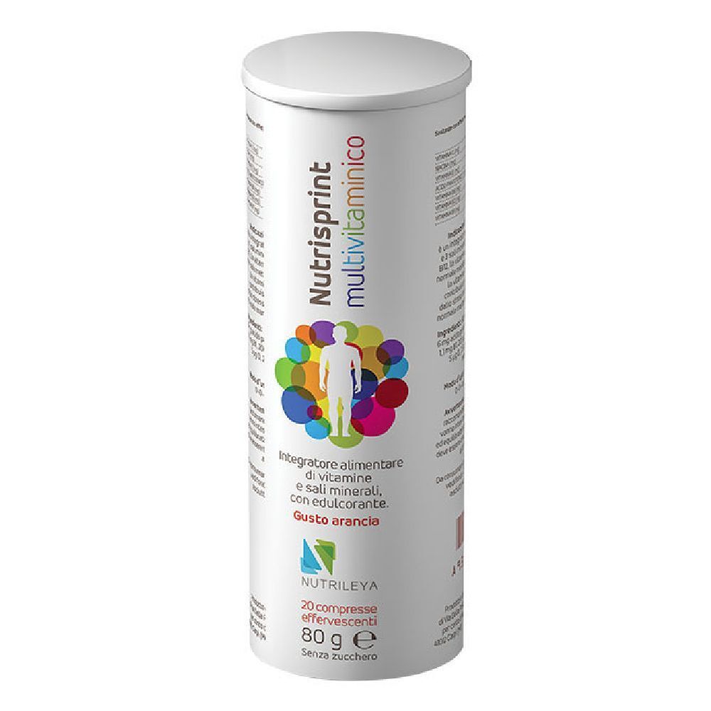 Nutrisprint Multivitaminico 20 Compresse Effervescenti 80 G Senza Zucc
