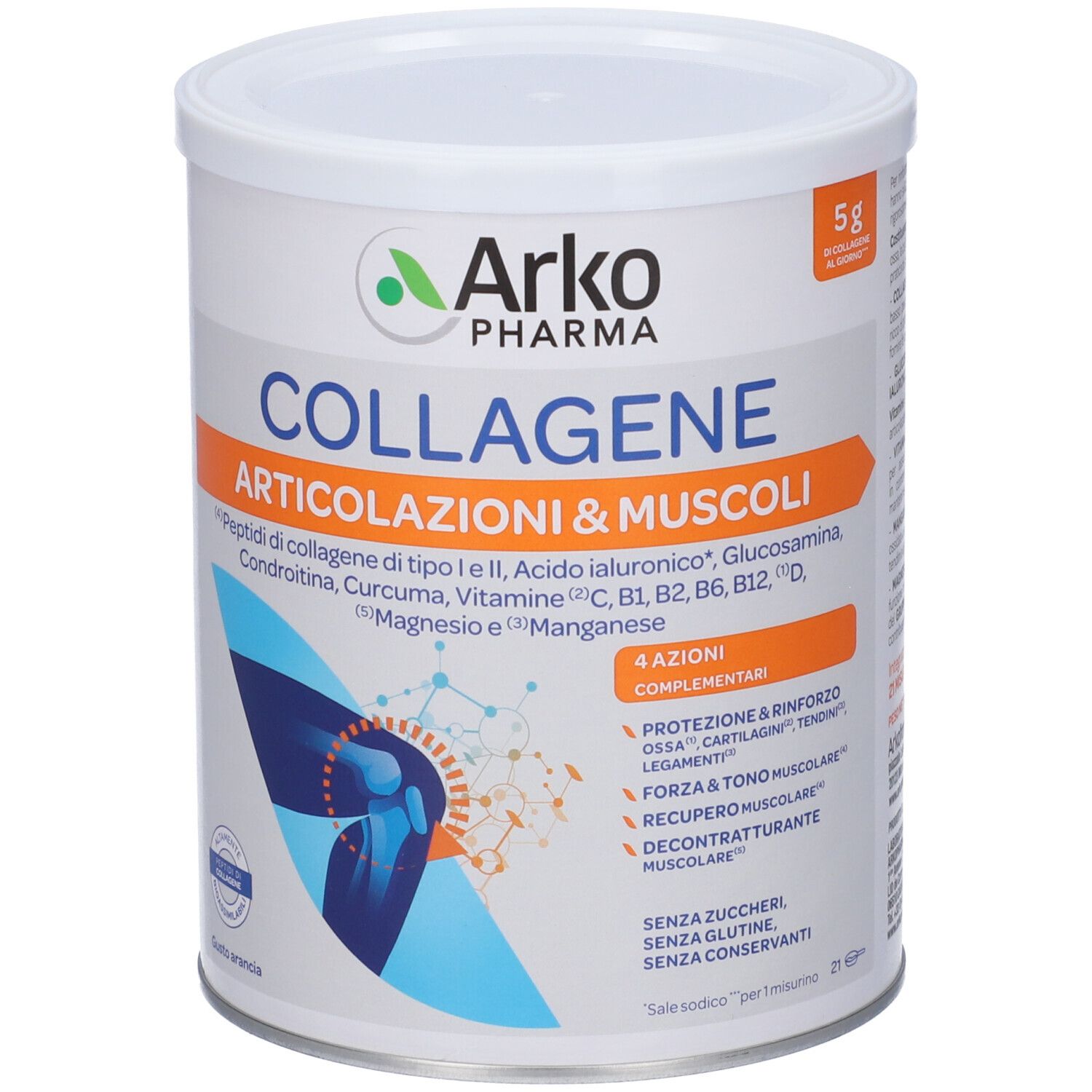Arko Pharma Collagene Articolazioni & Muscoli 260 g Polvere per soluzi