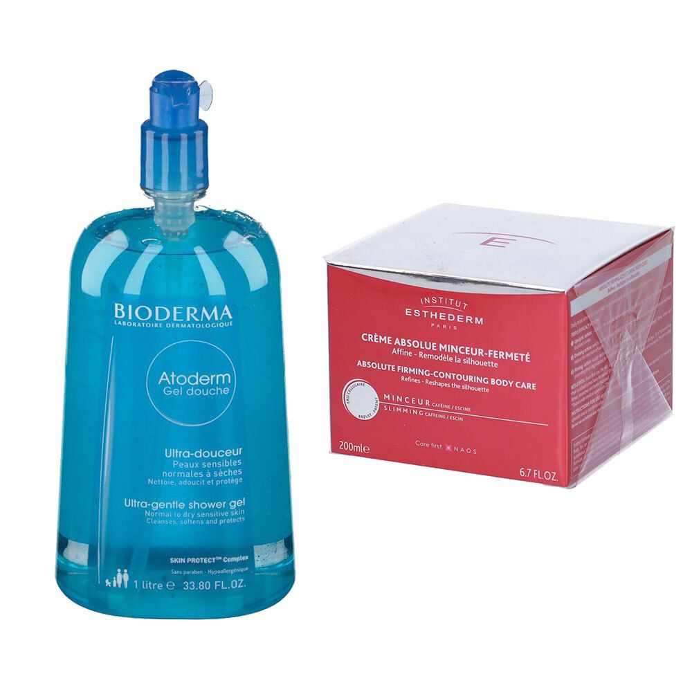 Bioderma Atoderm Gel Doccia + Institut Esthederm Crema Corpo Tonifican
