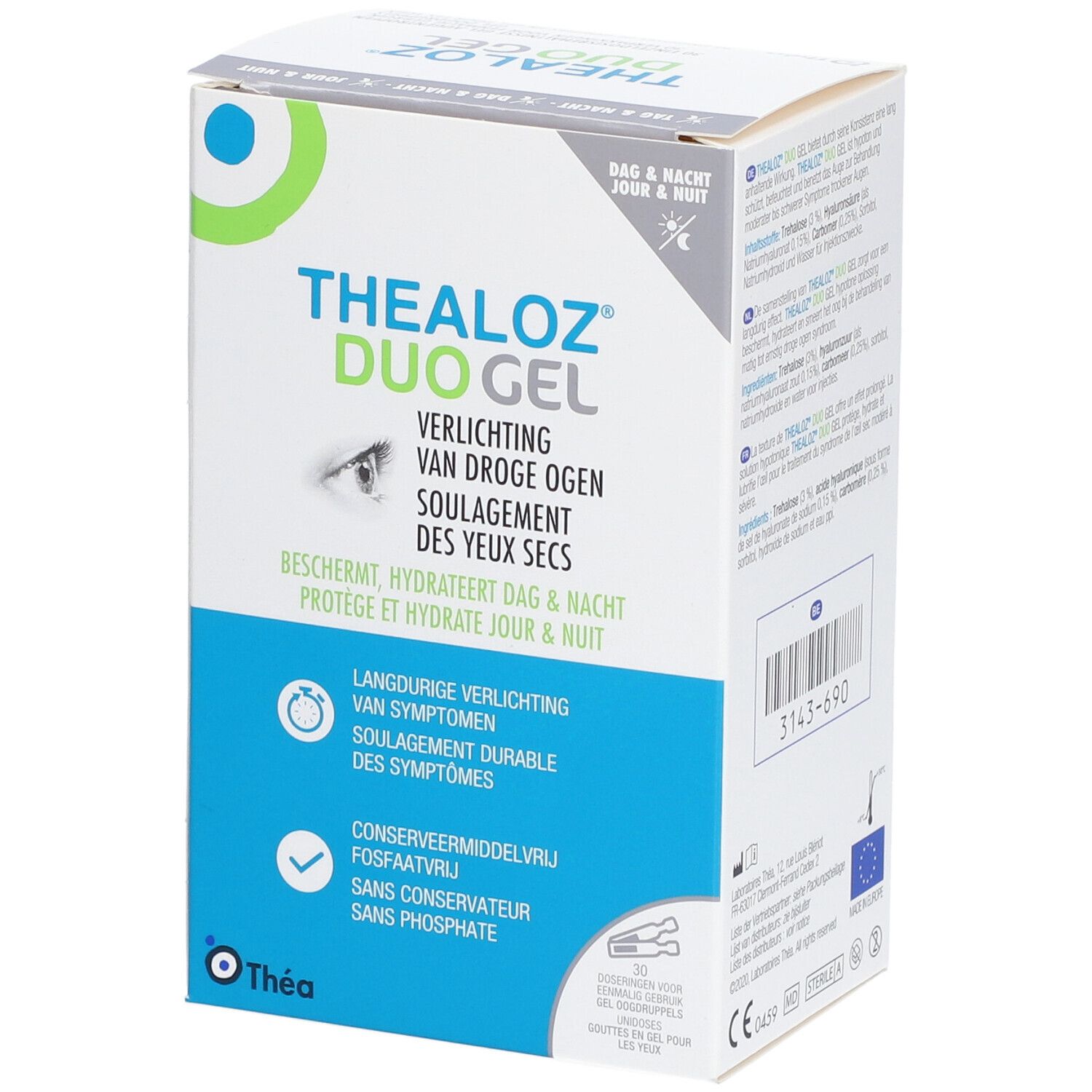 Thealoz® Duo Gel Oftalmico Contenitori Monodose da 0,4 g 30x0,4 Pipett
