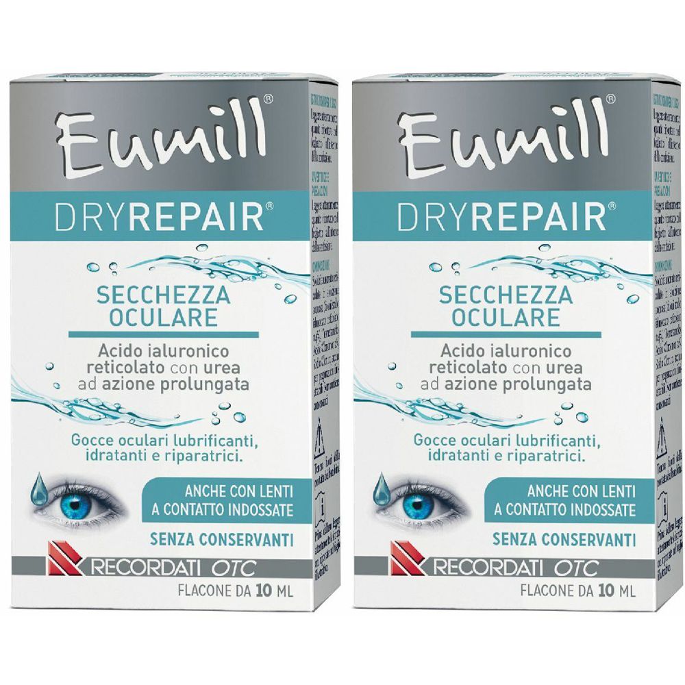 Eumill® DRYREPAIR® Set da 2 2x10 ml Gocce oftalmiche