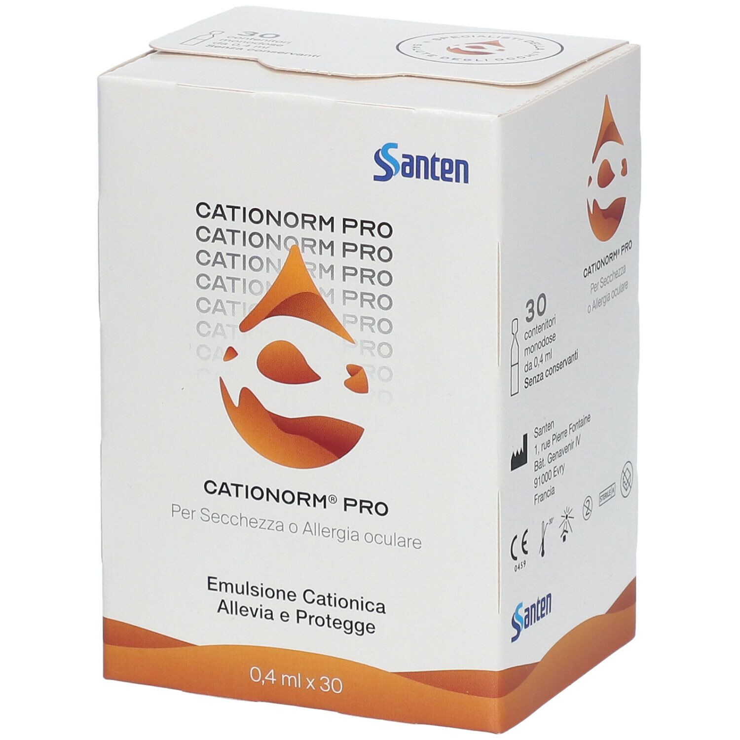 Cationorm Pro® Emulsione Cationica per Secchezza o Allergia Oculare 30