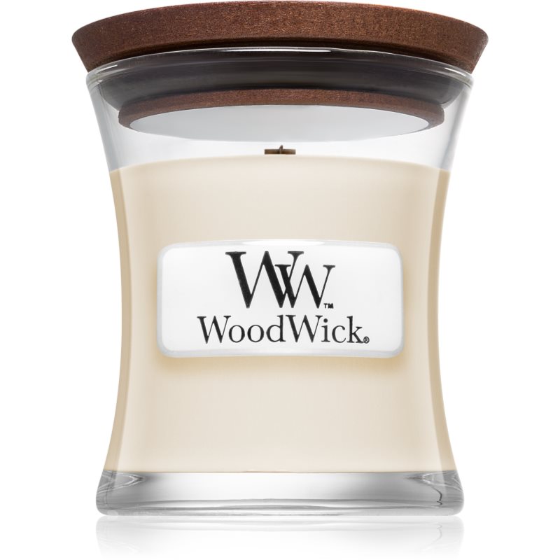 Woodwick White Tea & Jasmine Candela Profumata Con Stoppino In Legno 85 G
