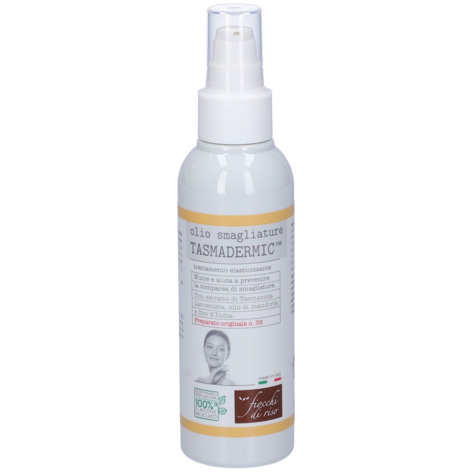 Fiocchi di Riso Olio Smagliature Tasmadermic 150 ml per la pelle