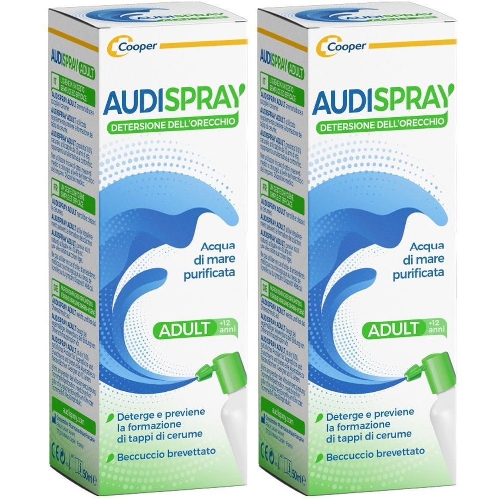 Audispray Spray Adult Set da 2 2x50 ml