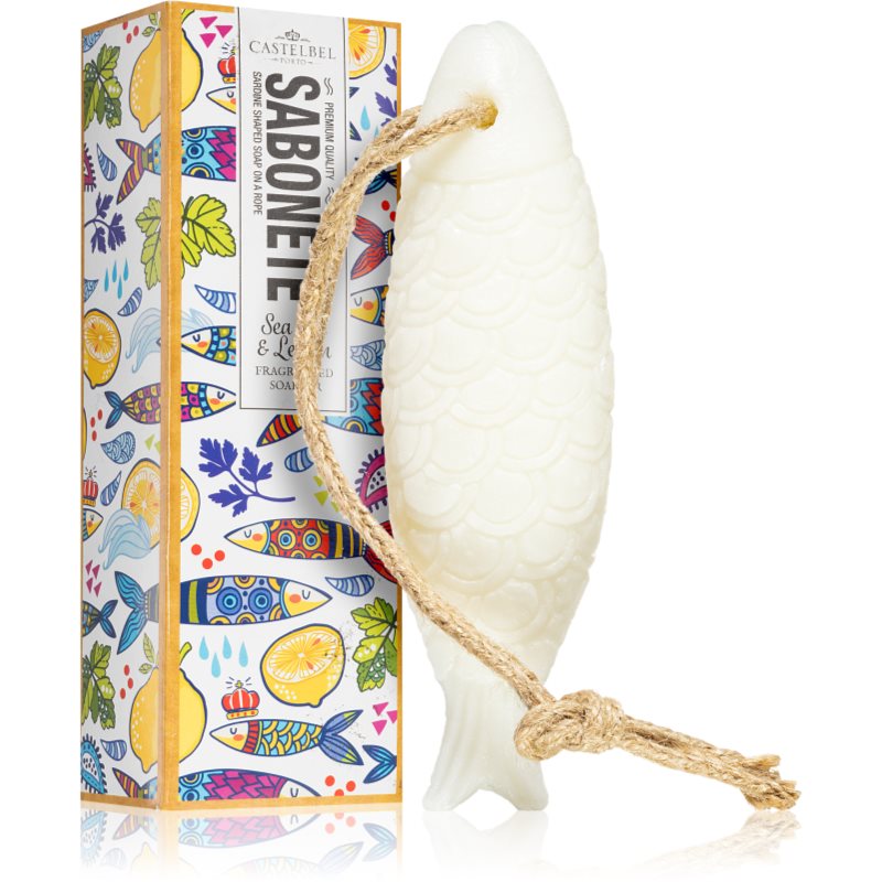 Castelbel Sardine Sea Salt & Lemon Sapone Solido 80 G