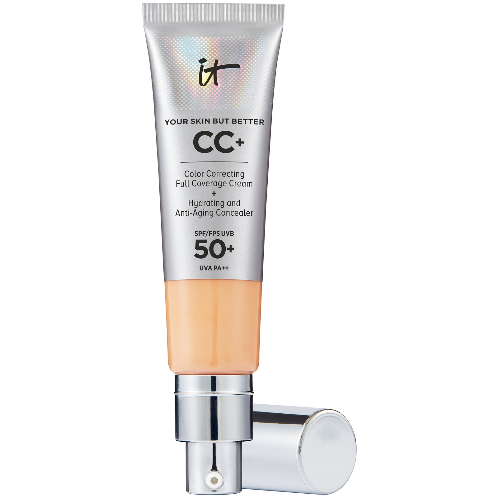 IT Cosmetics Your Skin But Better CC+ Fondotinta Idratante Anti-età SPF 50 32 ml (varie tonalità) - Neutral Medium