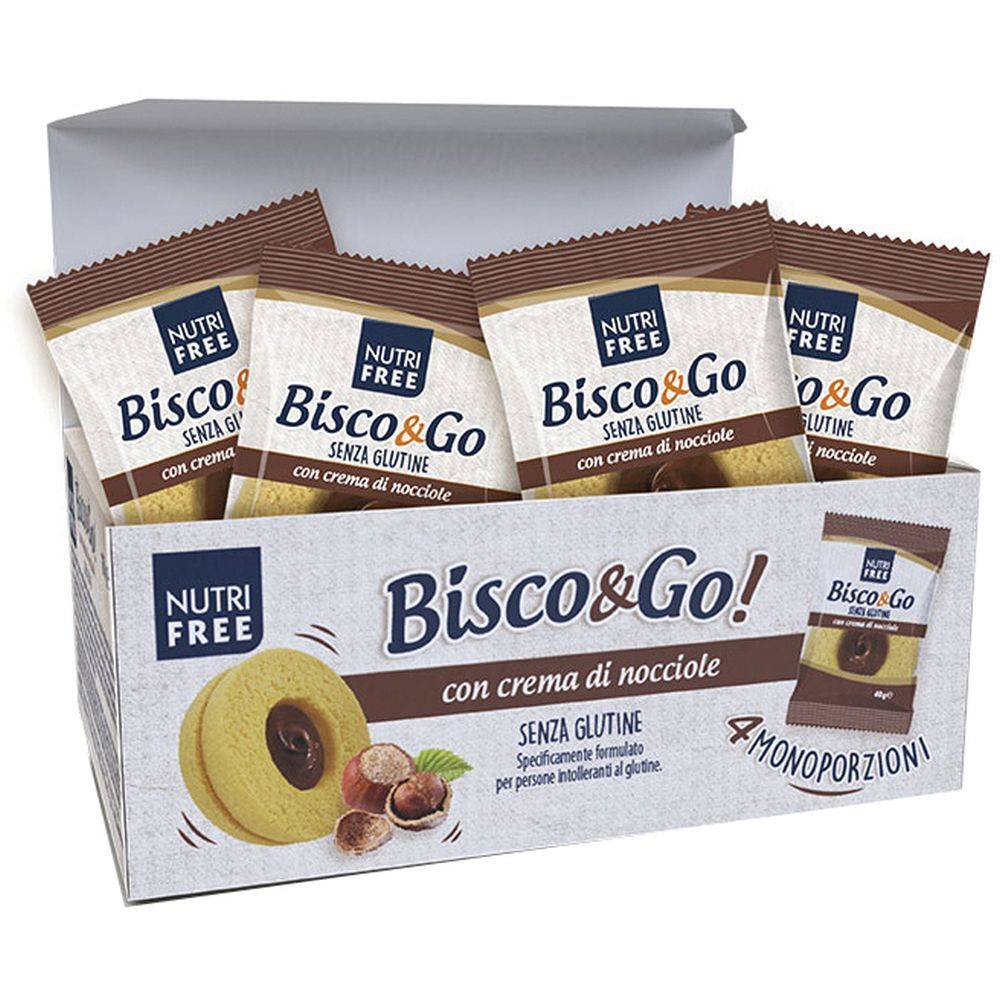 Nutrifree Bisco&Go Con Crema Di Nocciole 4X40 G 4x40 g