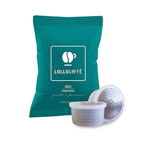 100 Capsule Compatibili Espresso Point Lollo Caffe' Decaffeinato Dek Espresso