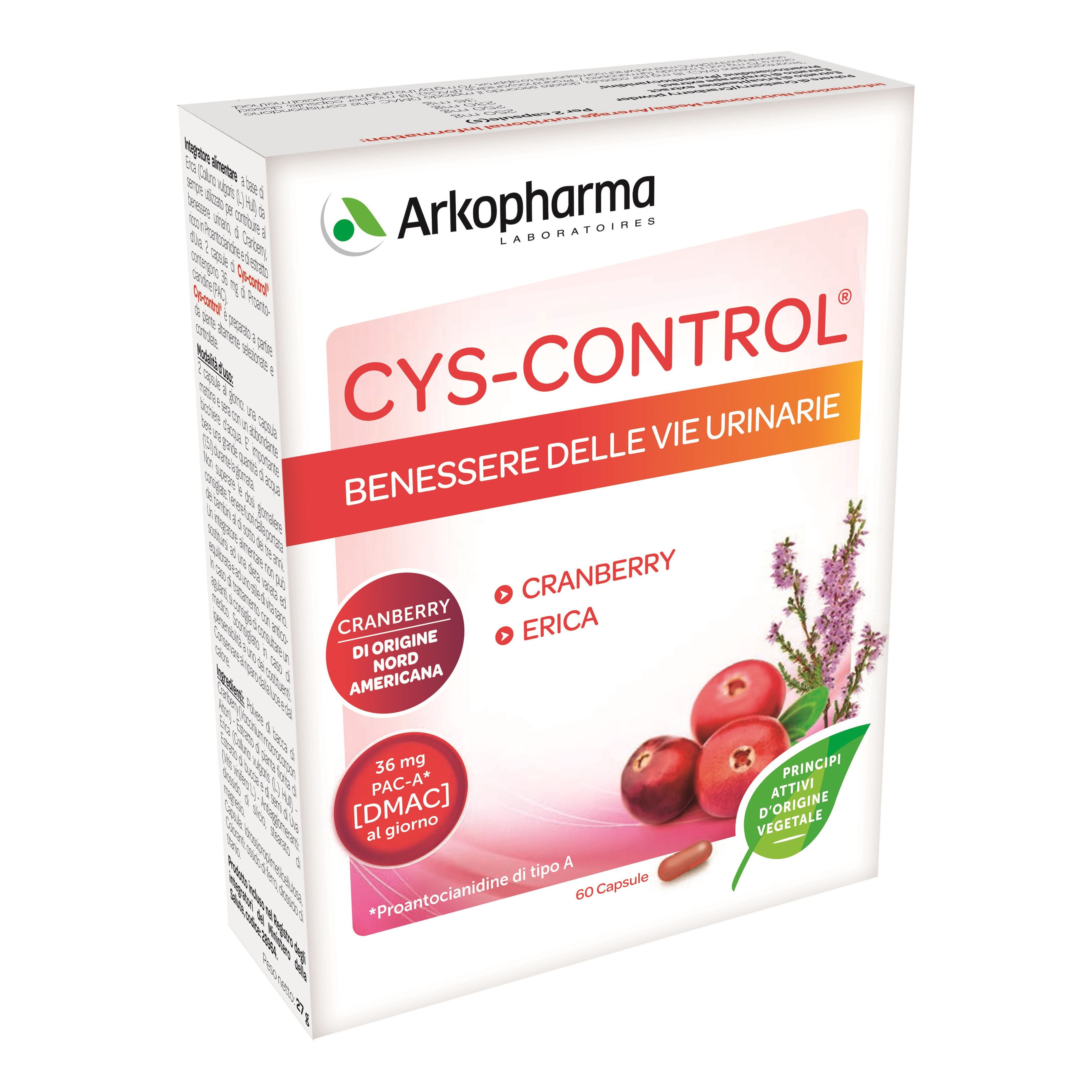 CYS - CONTROL Cranberola 60 Capsule