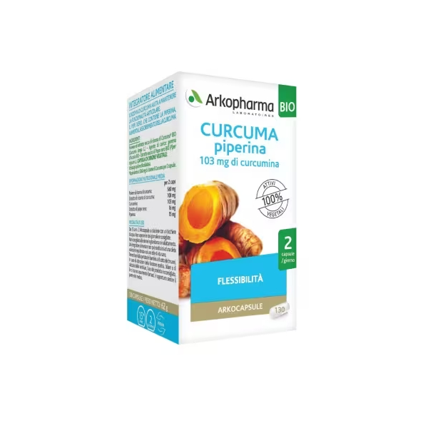 Arkocapsule Curcuma Piperina 130 Capsule