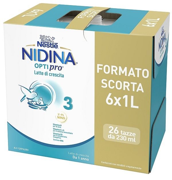 Nidina Optipro 3 Liquido 6 Pezzi Da 1 Litro