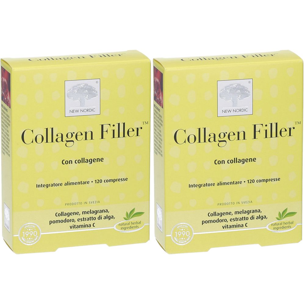 NEW NORDIC® Skin Care™ Collagen Filler Set da 2 2x120 pz Compresse