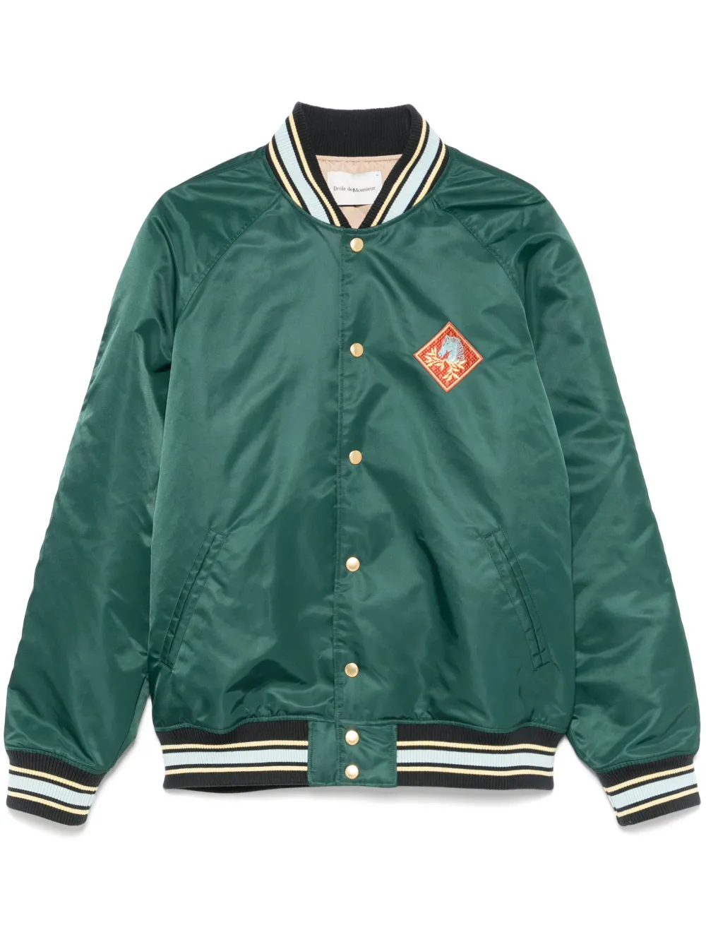 Drôle De Monsieur Le Bomber Polo bomber jacket - Verde