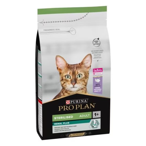 Purina pro plan renal plus sterilised adult 1+ con tacchino - 10 kg - spedizione gratis 1° ordine + scegli lo sconto bzr5 / bzr20