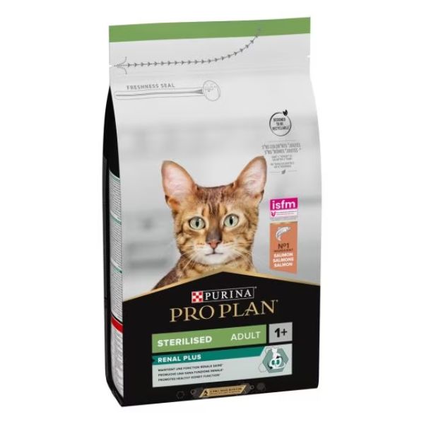 Purina pro plan renal plus sterilised adult 1+ con salmone - 10 kg - spedizione gratis 1° ordine + scegli lo sconto bzr5 / bzr20