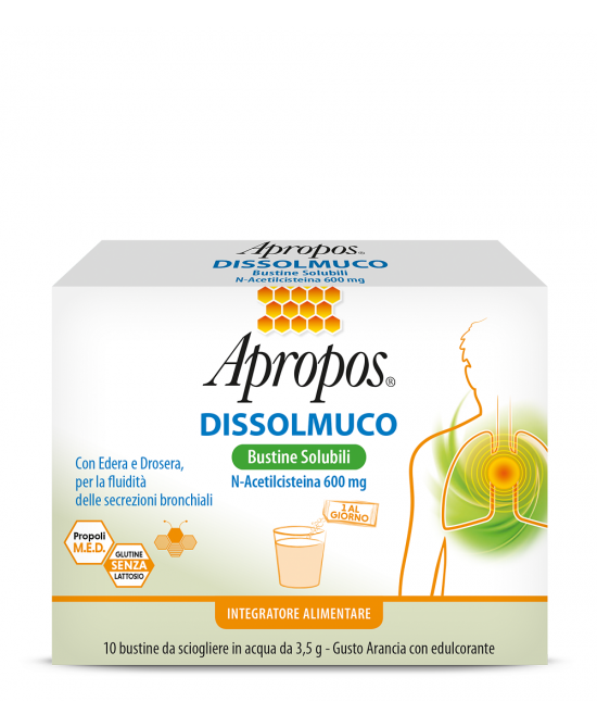 Apropos Dissolmuco 10 Bustine Solubili