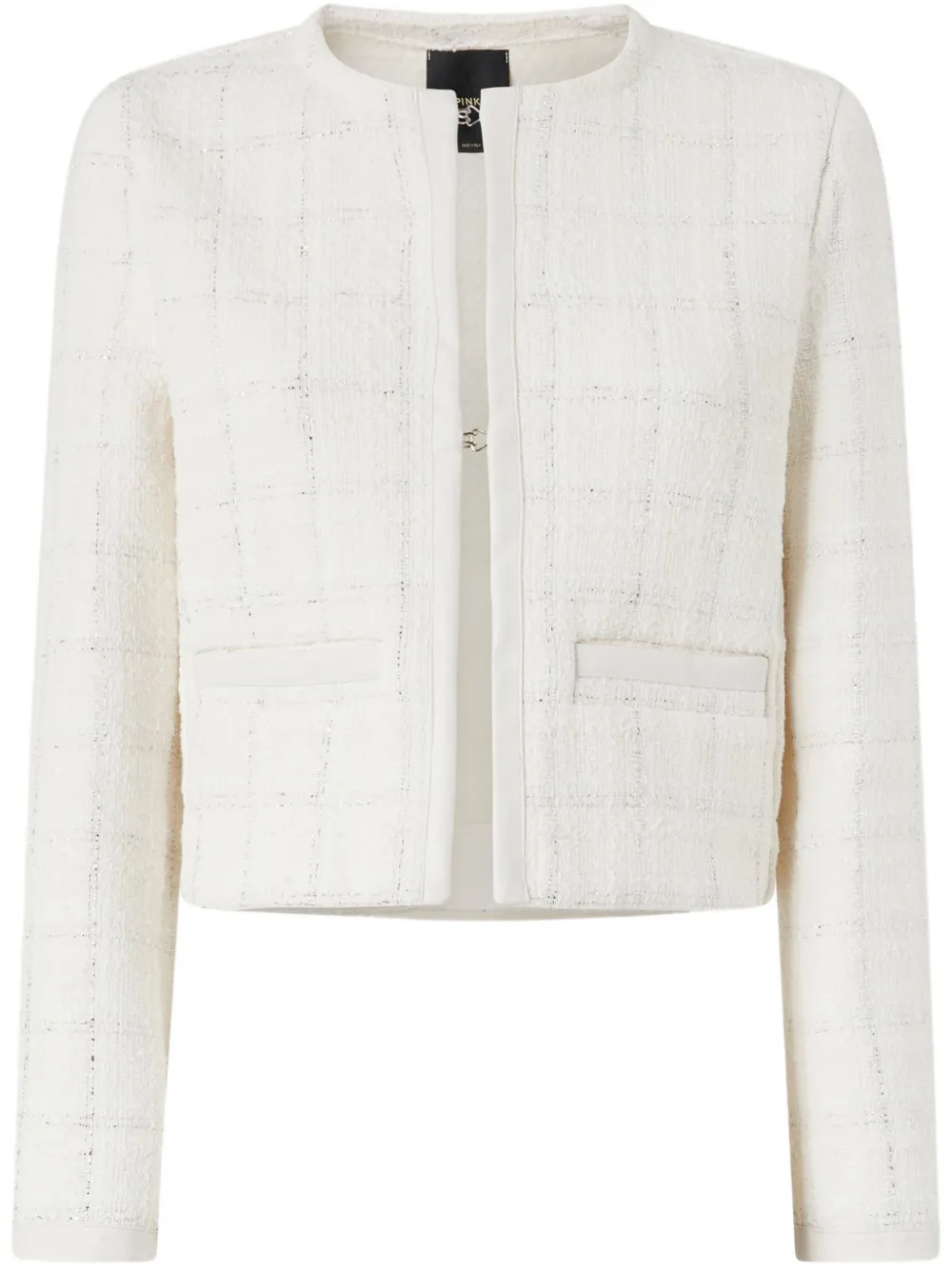 PINKO cropped jacket - Bianco
