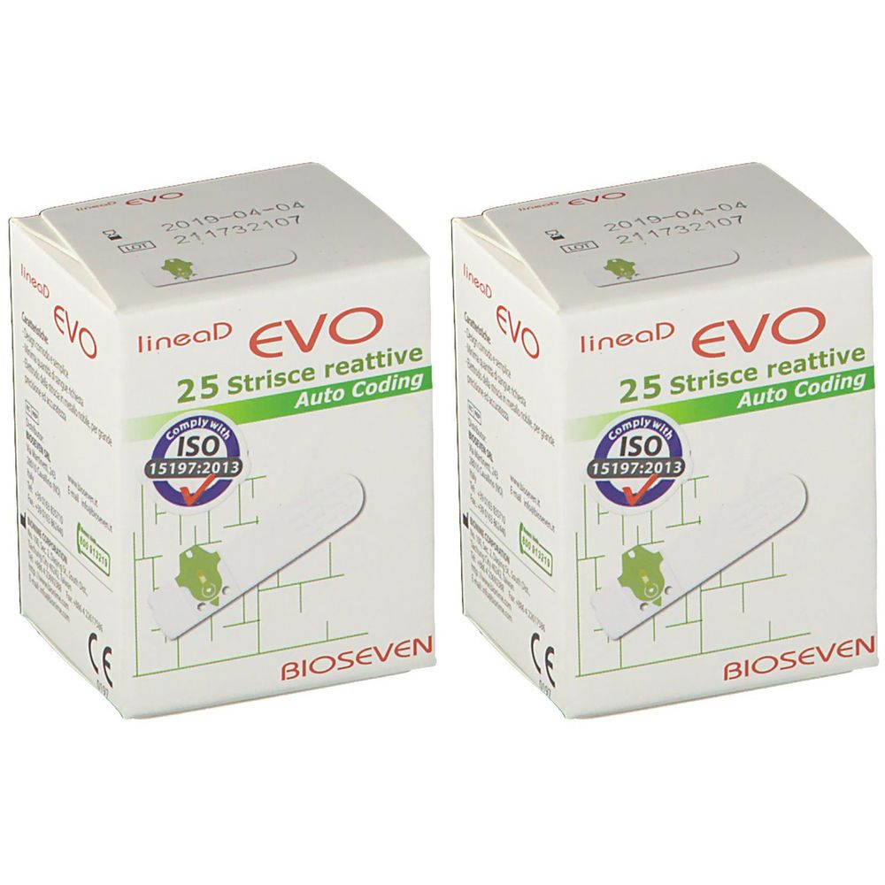 Linea® Misura d evo Evo Set da 2 2x25 pz Strisce reattive