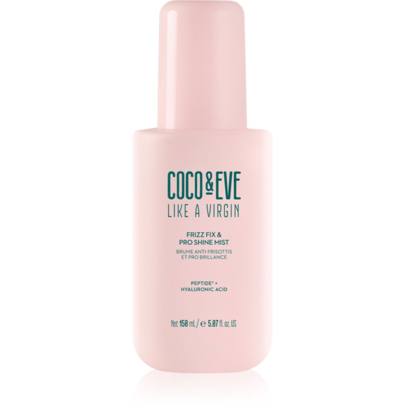 Coco & Eve Like A Virgin Frizz Fix & Pro Shine Mist Spray Anticrespo Per Capelli Brillanti E Morbidi 150 Ml