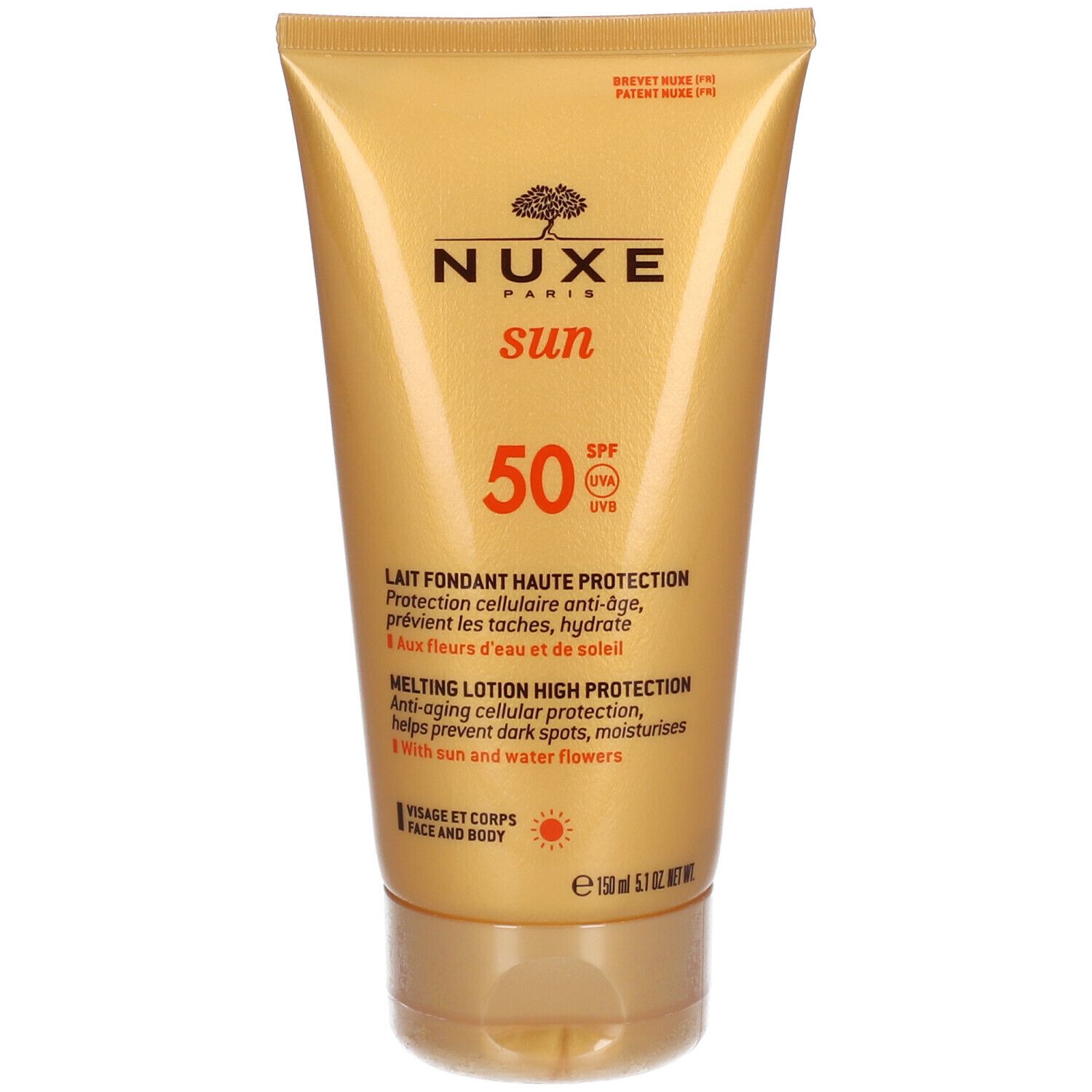 Nuxe Sun Latte Solare Viso E Corpo Spf50 150 ml