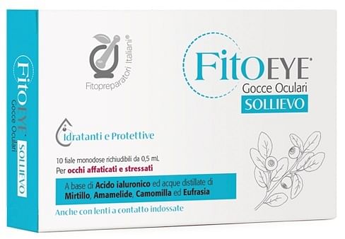 Fitopreparatori Italiani Fitoeye Gocce Oculari Monodose 10 Flaconcini Da 0,5 Ml