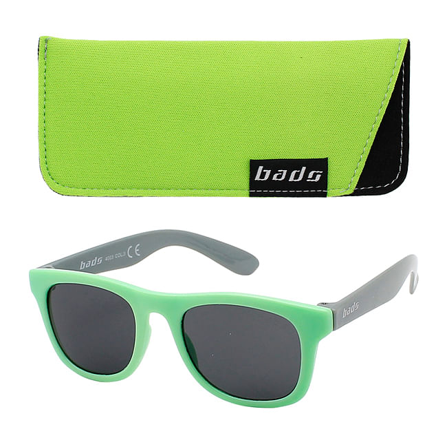 Bads Occhiali Da Sole Protettivi In Silicone Per Bambini/Ragazzi Eta' 6 12 Verde